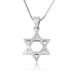 Classic Silver Star of David pendant