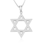 Classic Silver Star of David pendant