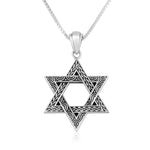 Classic Silver Star of David pendant