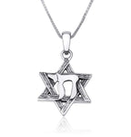 classic Star of David with a bold "Chai" symbol
