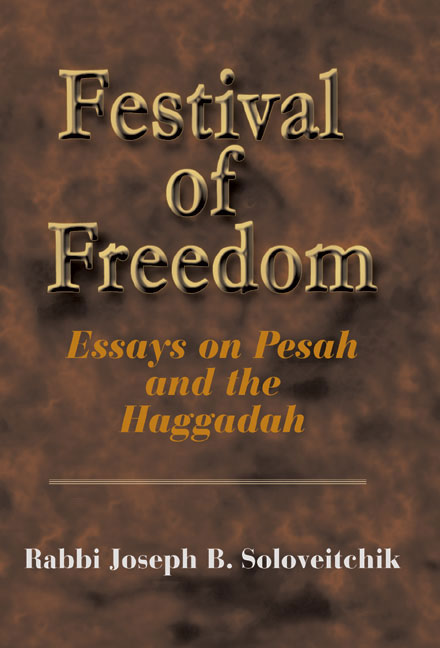 Cover of Festival of Freedom: Essays on Central Themes of the Passover Haggadah
